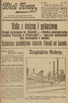 Wiek Nowy : popularny dziennik ilustrowany. 1923, nr 6480