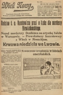 Wiek Nowy : popularny dziennik ilustrowany. 1923, nr 6483