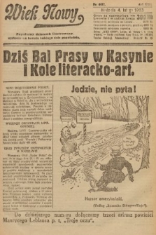 Wiek Nowy : popularny dziennik ilustrowany. 1923, nr 6487