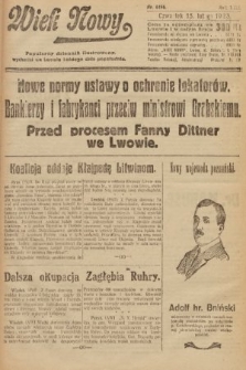Wiek Nowy : popularny dziennik ilustrowany. 1923, nr 6496