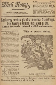 Wiek Nowy : popularny dziennik ilustrowany. 1923, nr 6501