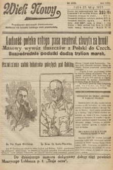 Wiek Nowy : popularny dziennik ilustrowany. 1923, nr 6503