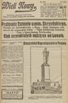 Wiek Nowy : popularny dziennik ilustrowany. 1923, nr 6504