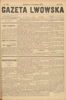 Gazeta Lwowska. 1909, nr 263