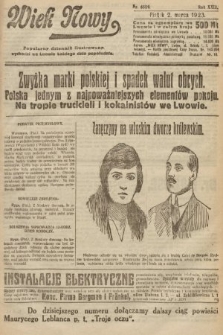 Wiek Nowy : popularny dziennik ilustrowany. 1923, nr 6509