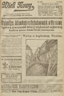 Wiek Nowy : popularny dziennik ilustrowany. 1923, nr 6512