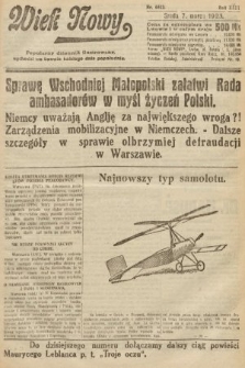 Wiek Nowy : popularny dziennik ilustrowany. 1923, nr 6513