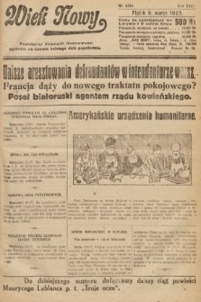 Wiek Nowy : popularny dziennik ilustrowany. 1923, nr 6515