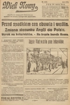Wiek Nowy : popularny dziennik ilustrowany. 1923, nr 6528
