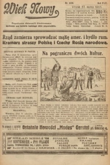 Wiek Nowy : popularny dziennik ilustrowany. 1923, nr 6530