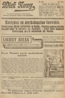 Wiek Nowy : popularny dziennik ilustrowany. 1923, nr 6533
