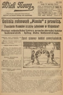 Wiek Nowy : popularny dziennik ilustrowany. 1923, nr 6541