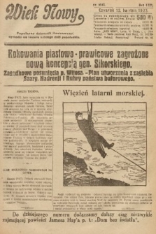 Wiek Nowy : popularny dziennik ilustrowany. 1923, nr 6542