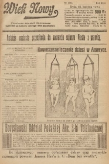 Wiek Nowy : popularny dziennik ilustrowany. 1923, nr 6547
