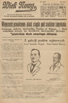 Wiek Nowy : popularny dziennik ilustrowany. 1923, nr 6548