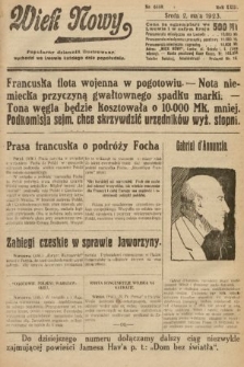 Wiek Nowy : popularny dziennik ilustrowany. 1923, nr 6559