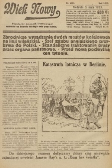 Wiek Nowy : popularny dziennik ilustrowany. 1923, nr 6562