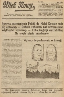 Wiek Nowy : popularny dziennik ilustrowany. 1923, nr 6567