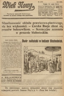 Wiek Nowy : popularny dziennik ilustrowany. 1923, nr 6571