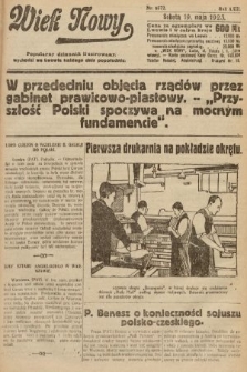 Wiek Nowy : popularny dziennik ilustrowany. 1923, nr 6572