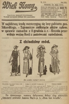 Wiek Nowy : popularny dziennik ilustrowany. 1923, nr 6573