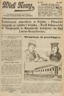 Wiek Nowy : popularny dziennik ilustrowany. 1923, nr 6581