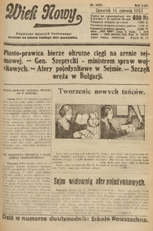 Wiek Nowy : popularny dziennik ilustrowany. 1923, nr 6592