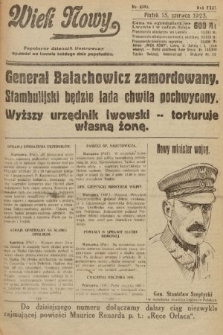 Wiek Nowy : popularny dziennik ilustrowany. 1923, nr 6593