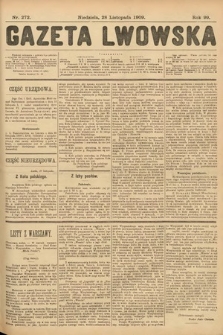 Gazeta Lwowska. 1909, nr 272