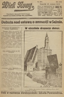Wiek Nowy : popularny dziennik ilustrowany. 1923, nr 6604
