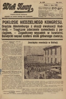 Wiek Nowy : popularny dziennik ilustrowany. 1930, nr 8708