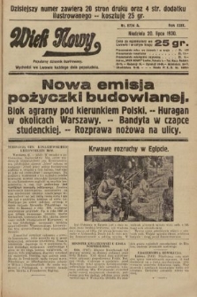 Wiek Nowy : popularny dziennik ilustrowany. 1930, nr 8724
