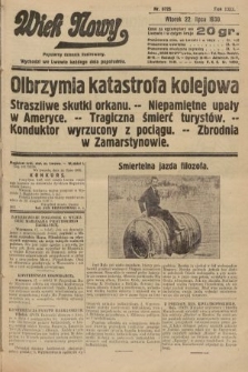 Wiek Nowy : popularny dziennik ilustrowany. 1930, nr 8725