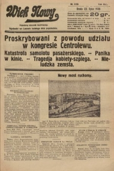 Wiek Nowy : popularny dziennik ilustrowany. 1930, nr 8726