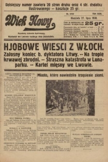 Wiek Nowy : popularny dziennik ilustrowany. 1930, nr 8730