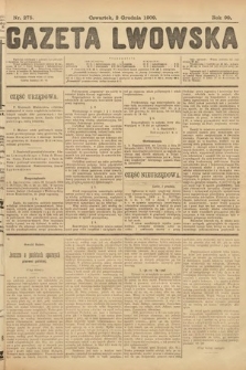 Gazeta Lwowska. 1909, nr 275