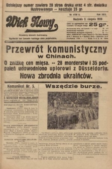Wiek Nowy : popularny dziennik ilustrowany. 1930, nr 8736