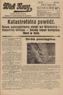 Wiek Nowy : popularny dziennik ilustrowany. 1930, nr 8738