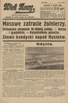 Wiek Nowy : popularny dziennik ilustrowany. 1930, nr 8739