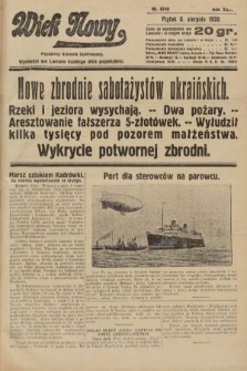 Wiek Nowy : popularny dziennik ilustrowany. 1930, nr 8740