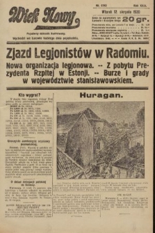 Wiek Nowy : popularny dziennik ilustrowany. 1930, nr 8743
