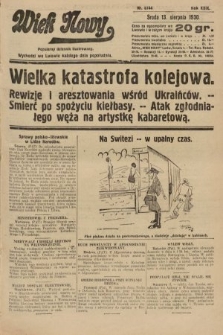 Wiek Nowy : popularny dziennik ilustrowany. 1930, nr 8744
