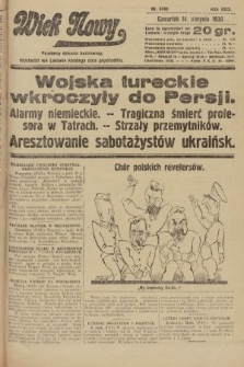 Wiek Nowy : popularny dziennik ilustrowany. 1930, nr 8745