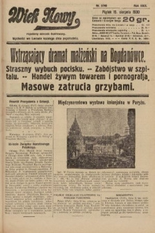 Wiek Nowy : popularny dziennik ilustrowany. 1930, nr 8746