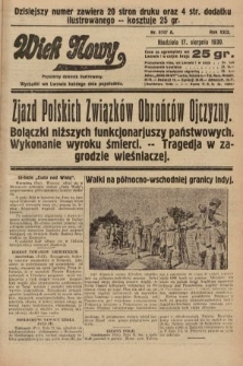 Wiek Nowy : popularny dziennik ilustrowany. 1930, nr 8747
