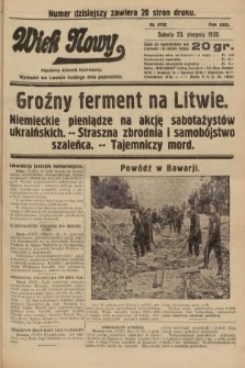 Wiek Nowy : popularny dziennik ilustrowany. 1930, nr 8752