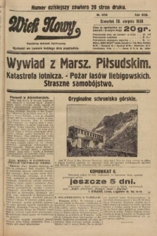 Wiek Nowy : popularny dziennik ilustrowany. 1930, nr 8756