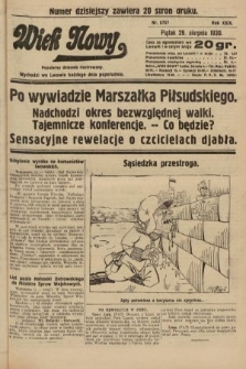 Wiek Nowy : popularny dziennik ilustrowany. 1930, nr 8757