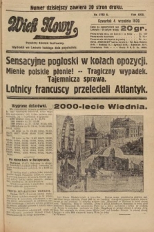 Wiek Nowy : popularny dziennik ilustrowany. 1930, nr 8762