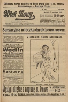 Wiek Nowy : popularny dziennik ilustrowany. 1930, nr 8765